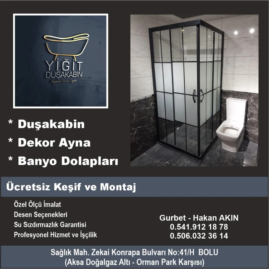 Yiğit Duşakabin — örnek duşakabin uygulaması